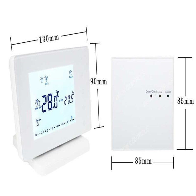 Termostat smart wireless BEOK BOT306RF-WiFi incalzire gas Termostat smart wireless BEOK BOT306RF-WiFi incalzire gas